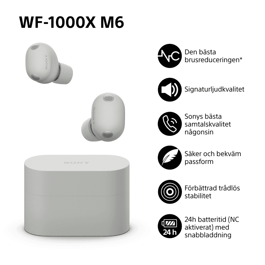 Sony WF‑1000XM6.
