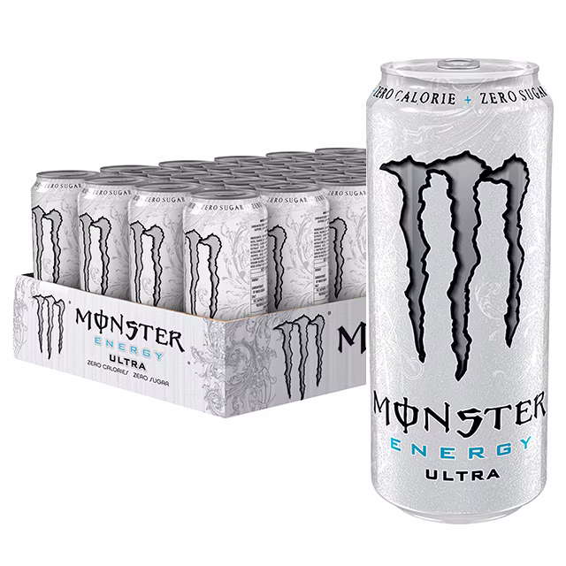 Monster Energy Ultra White 24x500ml: 299 kr hos Sportkost (50% rabatt)