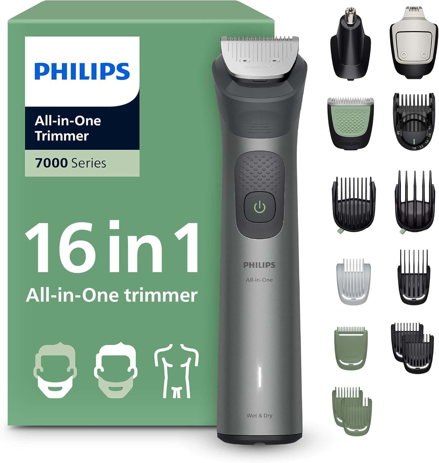 Philips Multigroom 7000 16-Piece All-in-One Trimmer