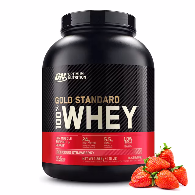 Optimum Nutrition Gold Standard Whey 2,27 kg för 799 kr hos Sportkost