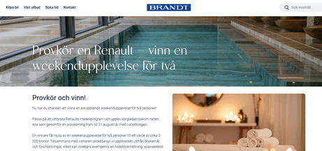 Provkör Renault och vinn weekend för två