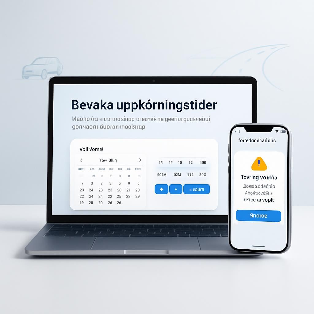 Automatisk bevakning av lediga körprovstider