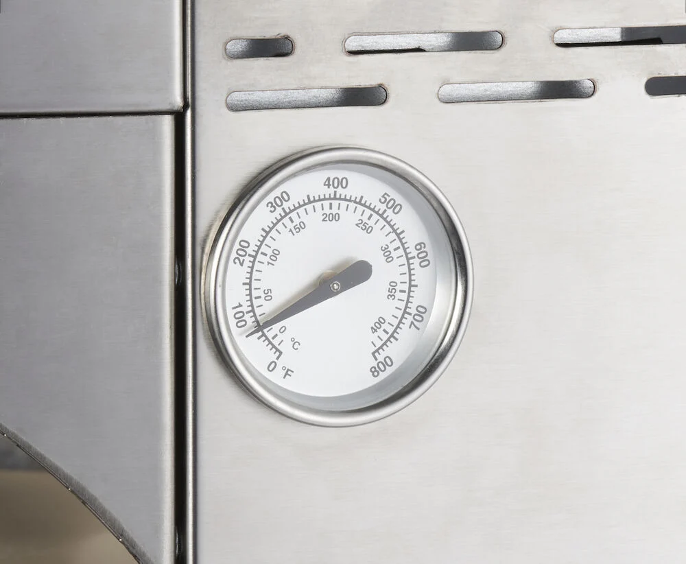 Gasdriven pizzaugn för professionell utomhusmatlagning
