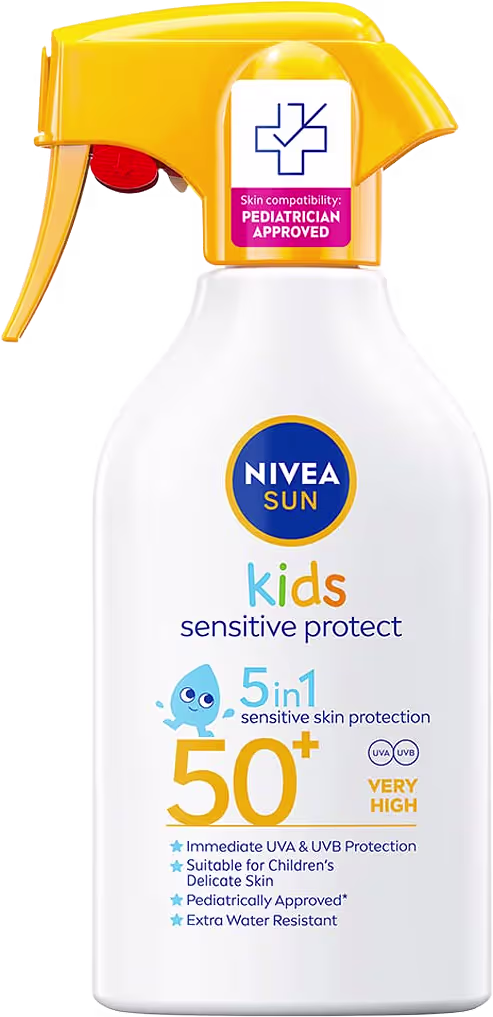 NIVEA Kids Sensitive Protect Solspray SPF50+