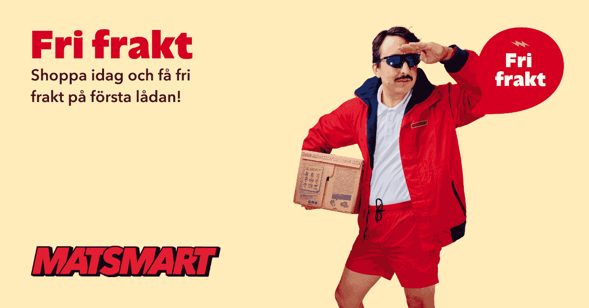 Fri frakt på alla beställningar