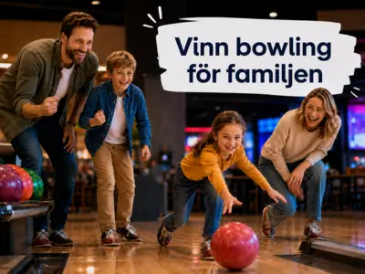 Härlig bowlingkväll för hela familjen