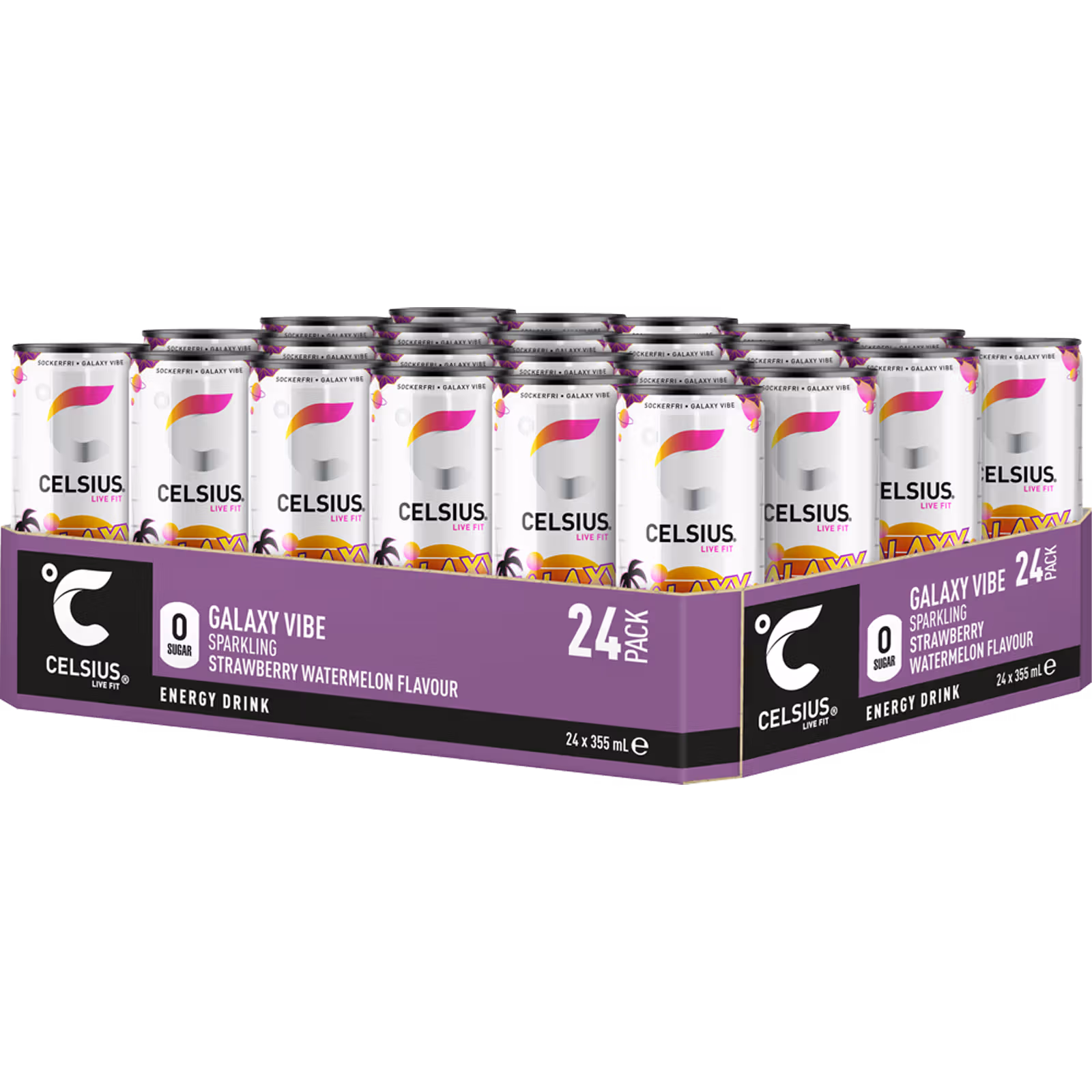 Celsius Galaxy Vibe energidryck 24-pack