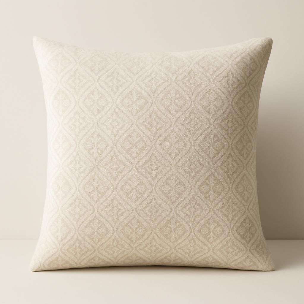 Mönstrat kuddfodral - Ljusbeige/Mönstrad - Home All | H&M SE