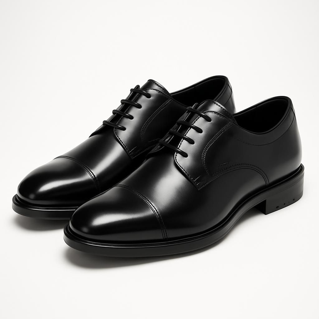 GEOX Uomo Symbol Svart Oxford Sko