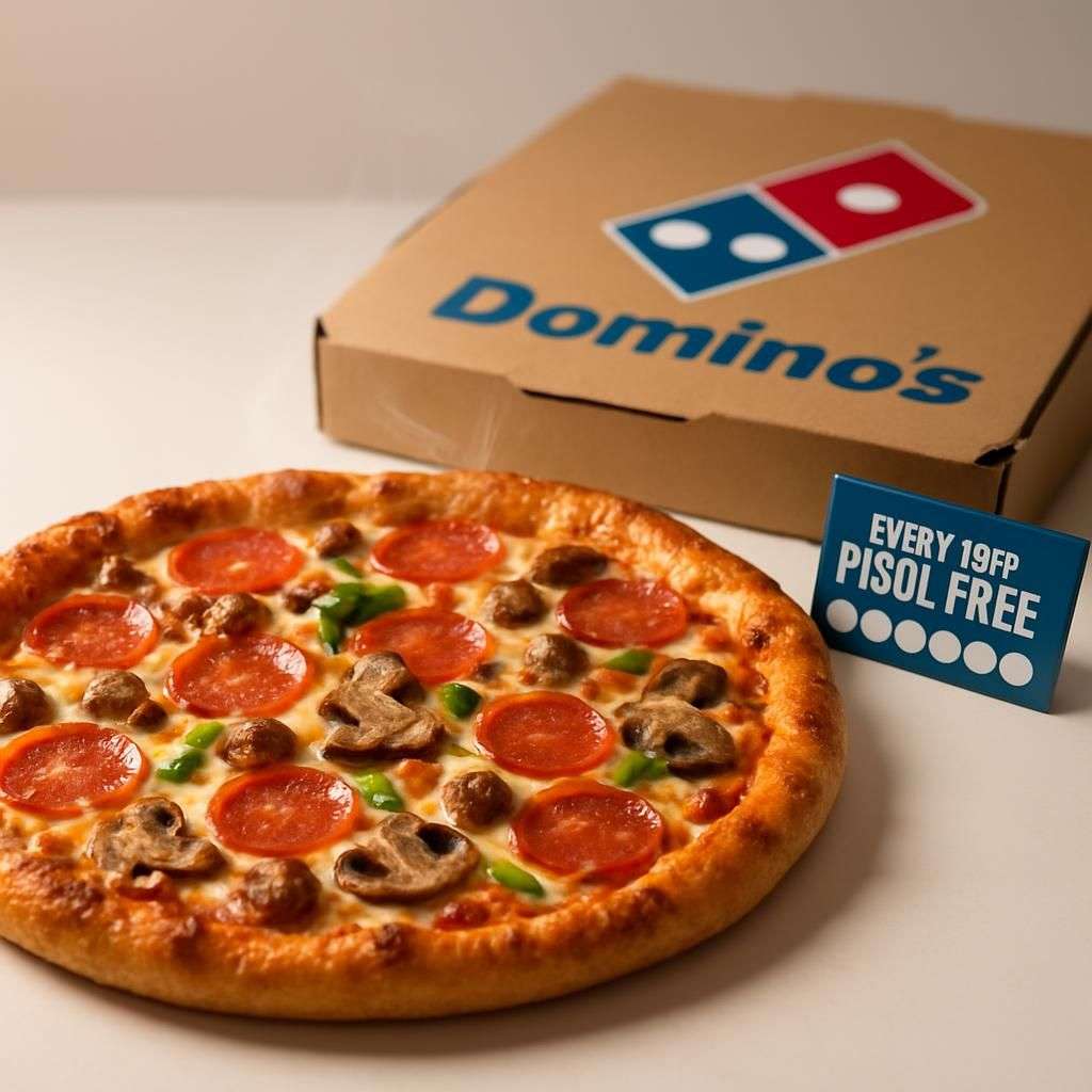 Domino's pizza - Var 10e pizza gratis!