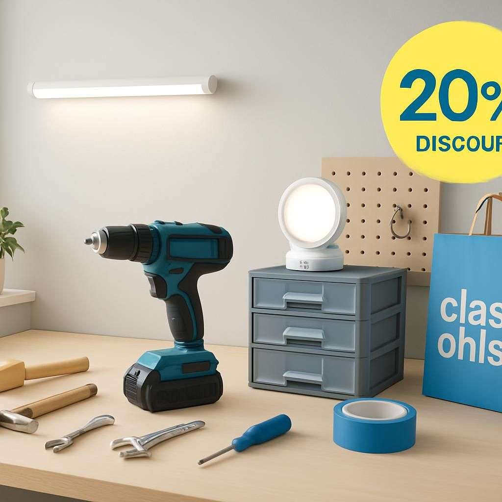 20 % hos Clas Ohlson.