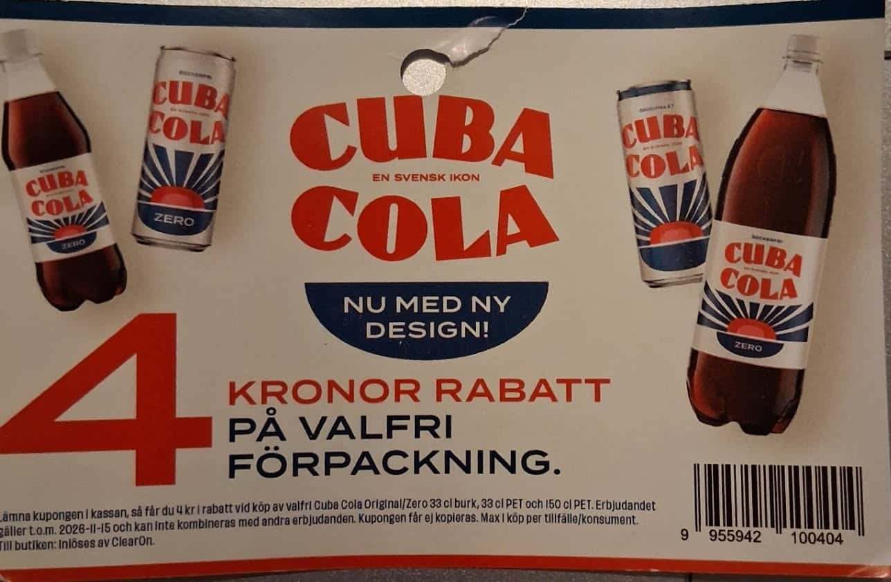 Cuba Cola 1 kr styck