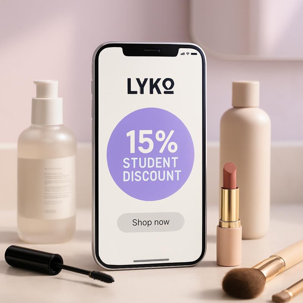 Studentrabatt och exklusiva erbjudanden hos Lyko