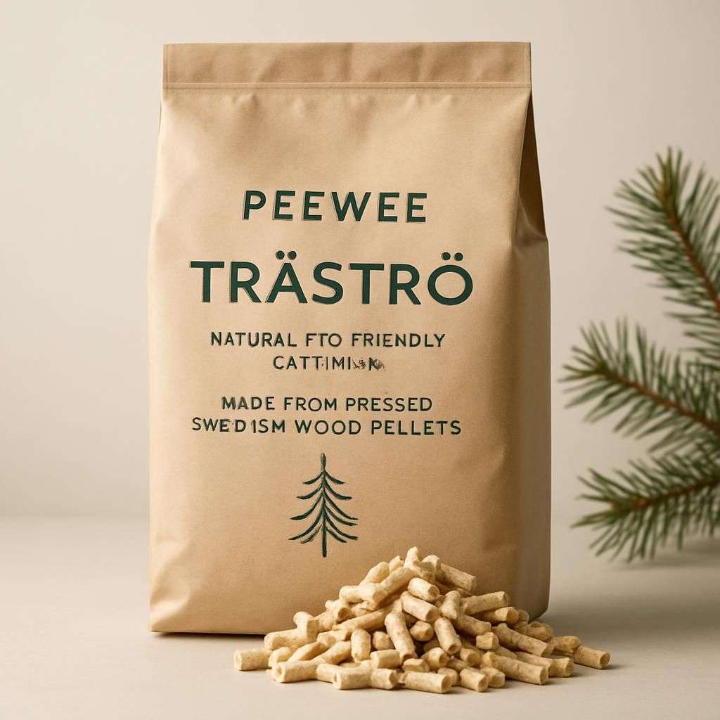 Peewee Träströ – Naturligt Miljövänligt Kattströ