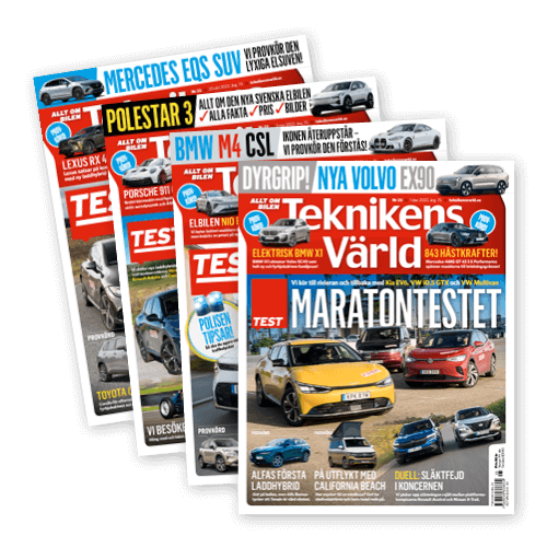 5 nr av Teknikens Värld plus Orrefors-glas för 199 kr