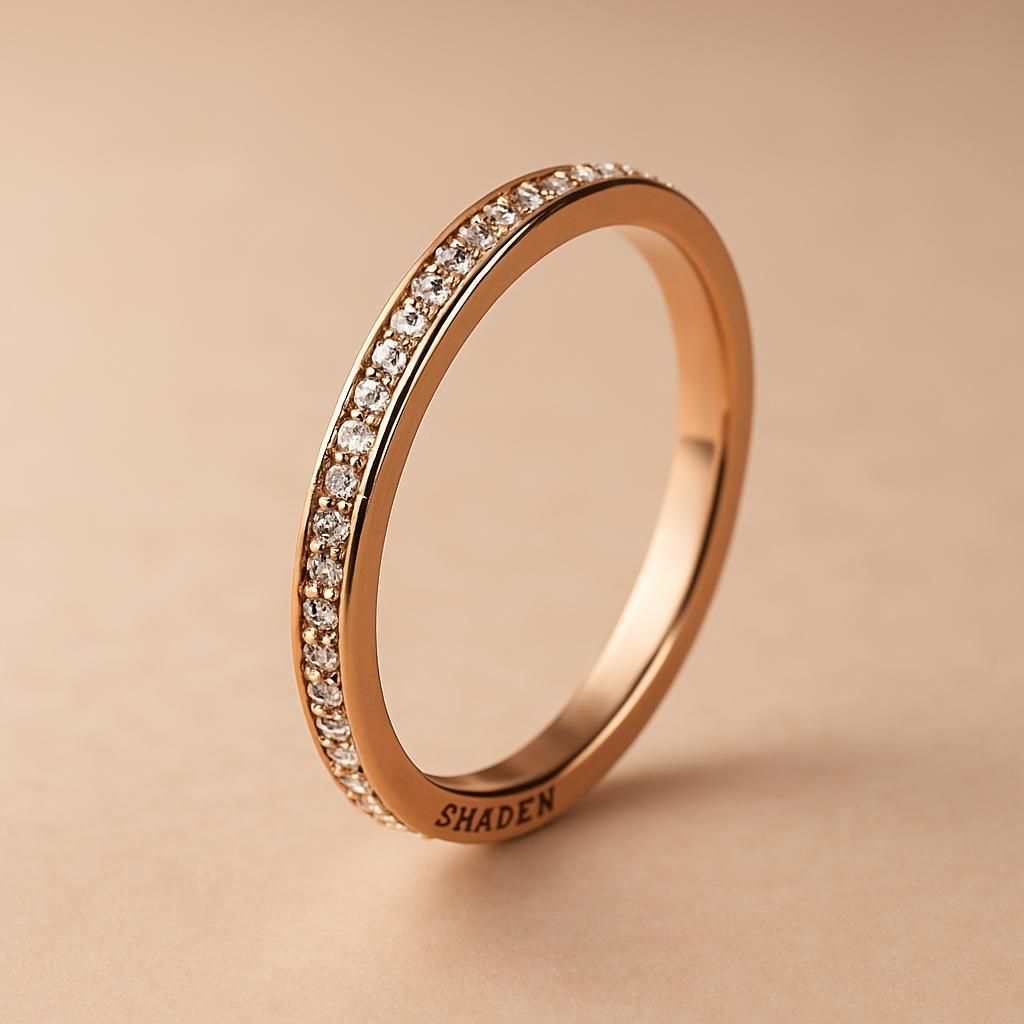 Skagen Elin Rose Gold Crystal Ring