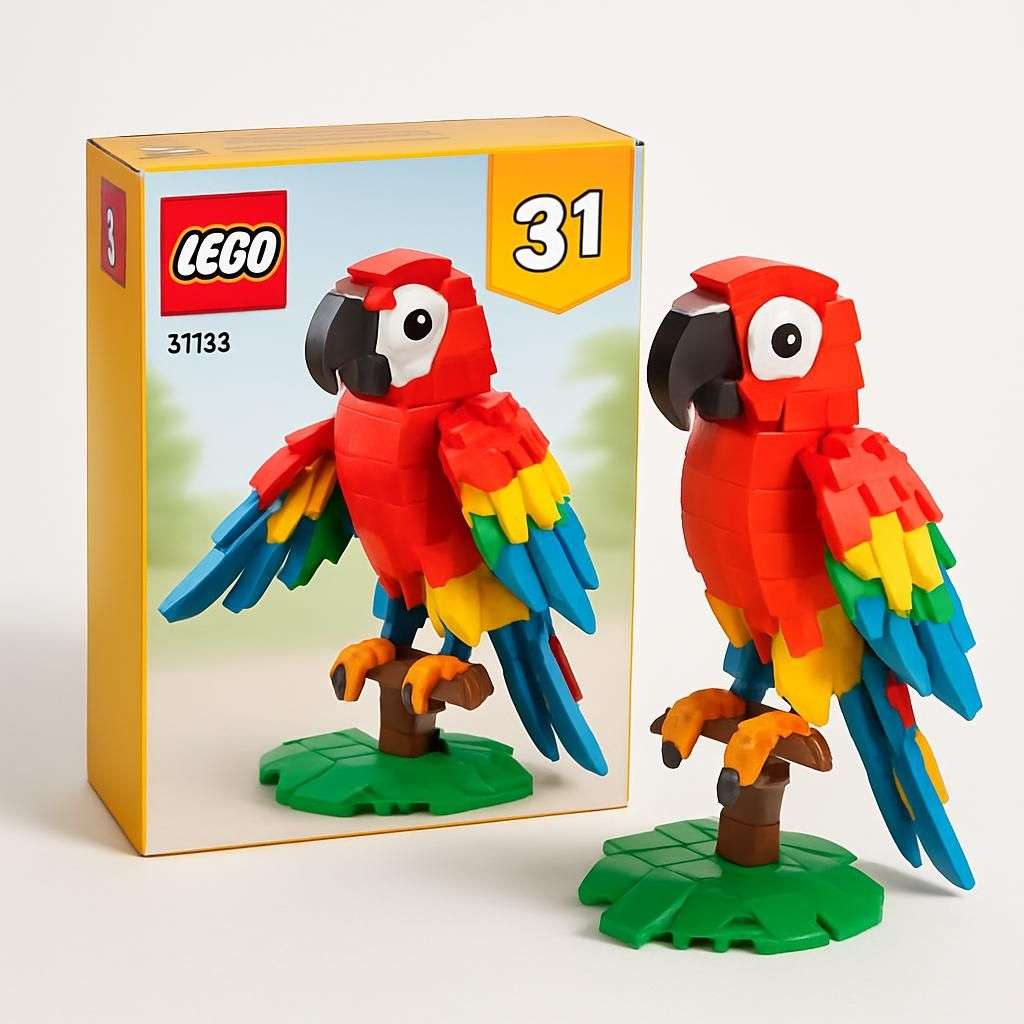 LEGO Exotisk Papegoja 31136 Flerfärgad