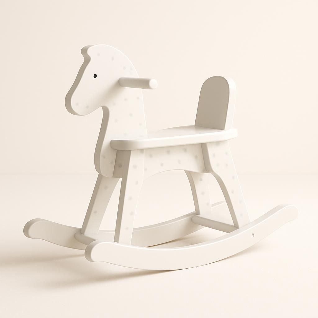 Kid's Concept Gunghäst Dotty Aiden Vit