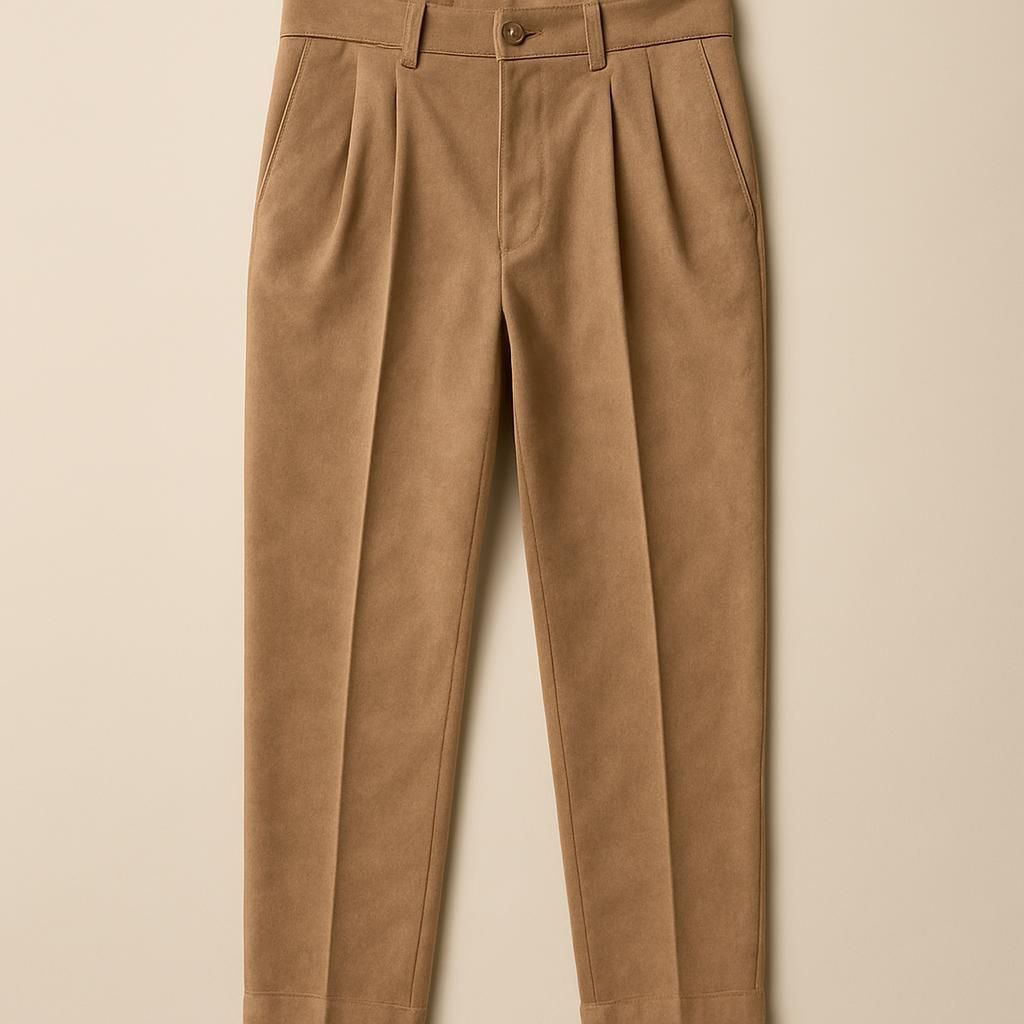 Pull&Bear Regular Veckad Mockabyxa 'PACIFIC'