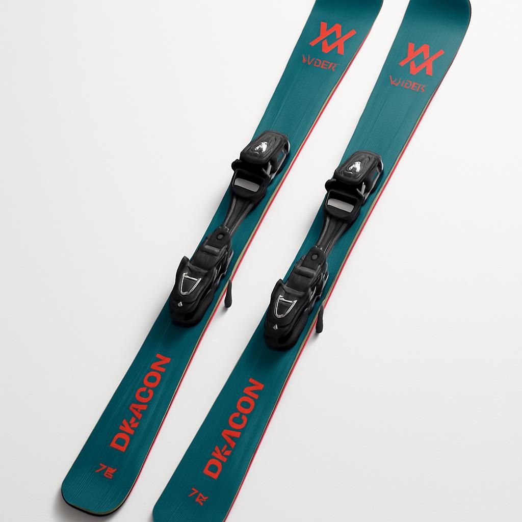 Völkl Deacon 7.6 Skidor Teal/Red