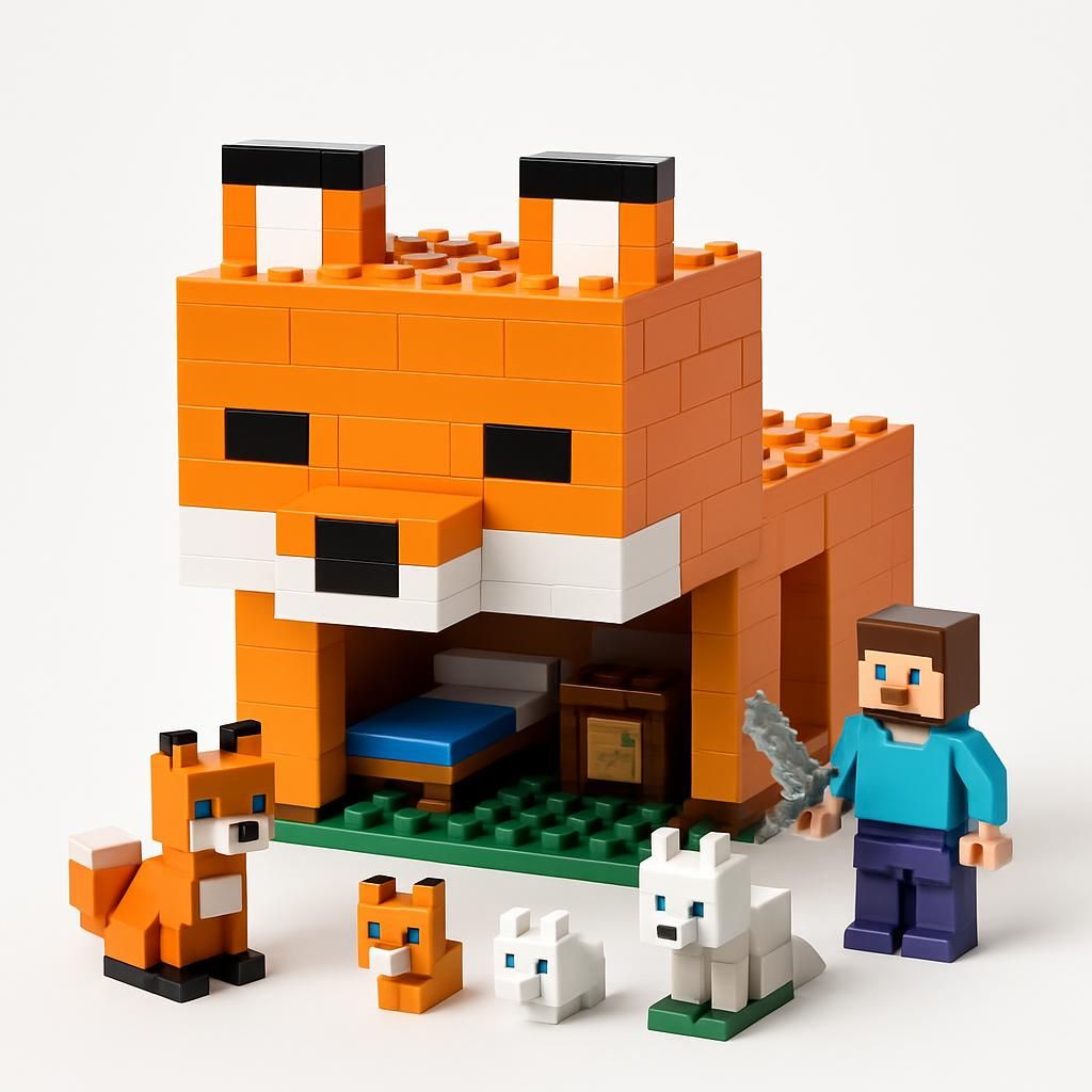 LEGO Minecraft Rävstugan Byggset 21178