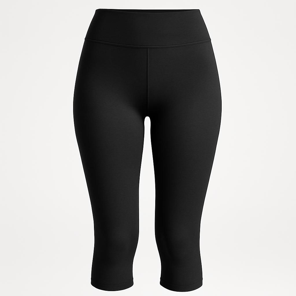 Womens Black Rita Ora Capri Leggings