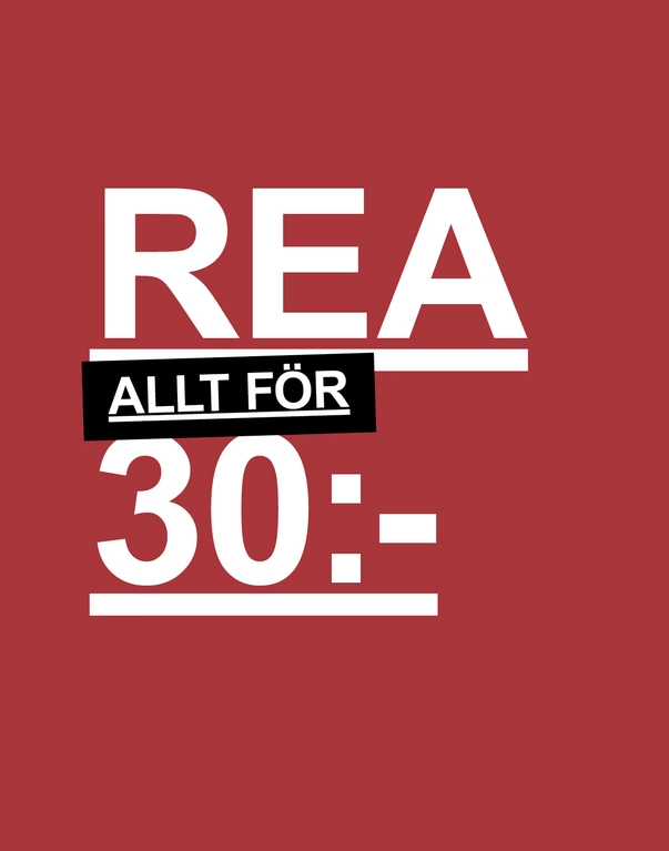 Slutrea: allt för 30 kr hos Lager 157