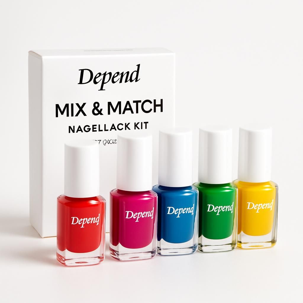 Depend Mix & Match Nagellack Kit 5-pack
