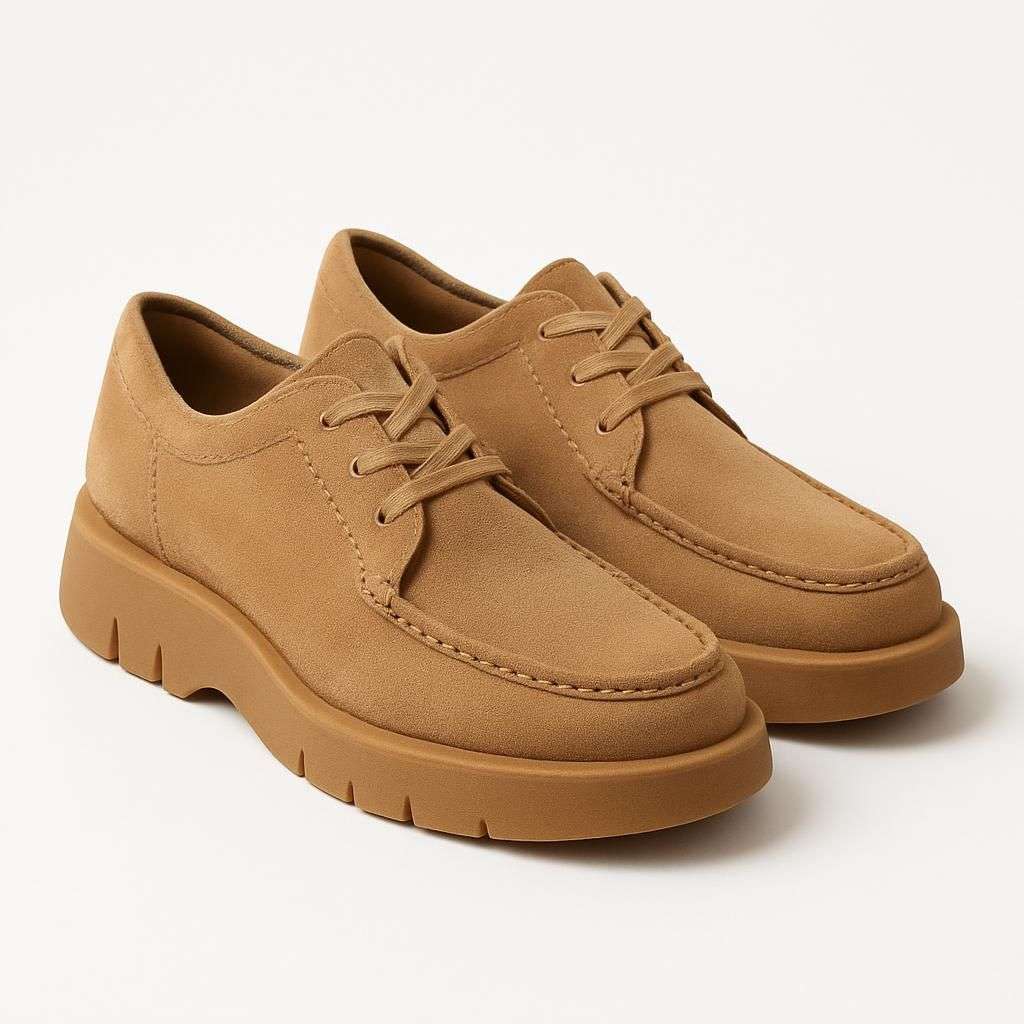 Clarks Torhill Lo G Dark Sand Suede