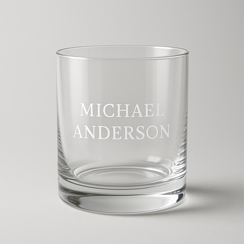 Personligt Graverat Drinkglas med Text