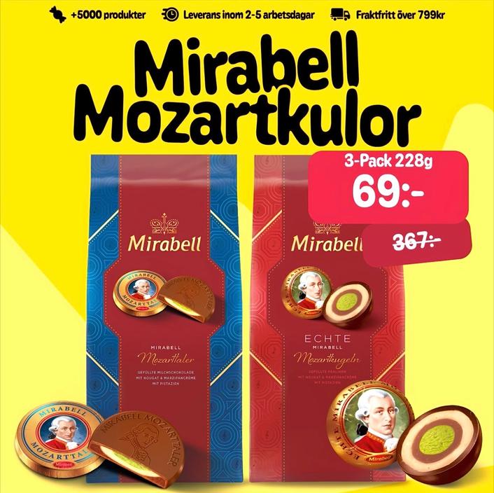 Superpris på Mirabell Mozartkulor