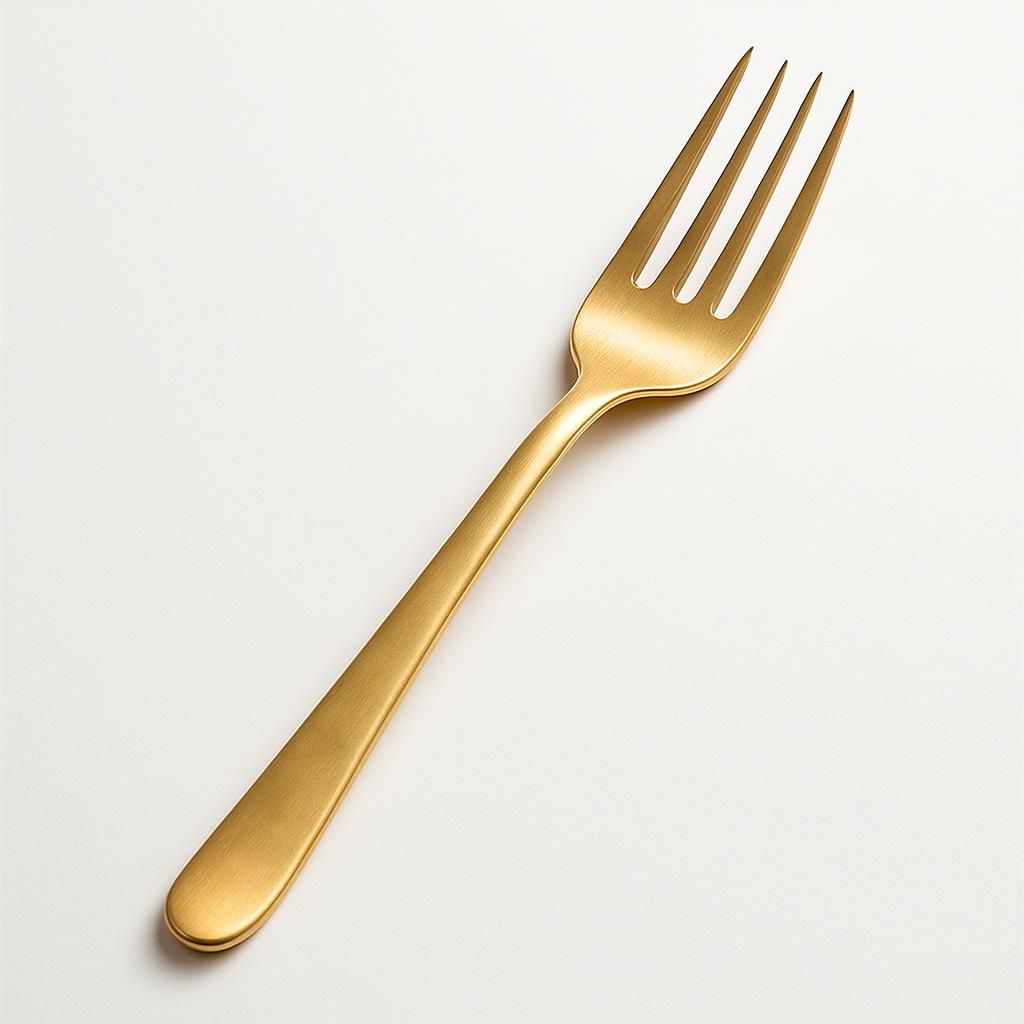 Diamond Serveringsgaffel 25 cm Guld