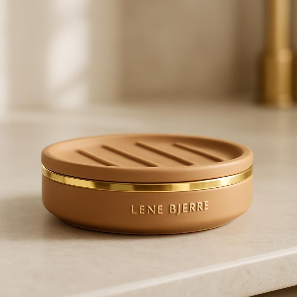 Lene Bjerre Portia Camel Gold Soap Dish