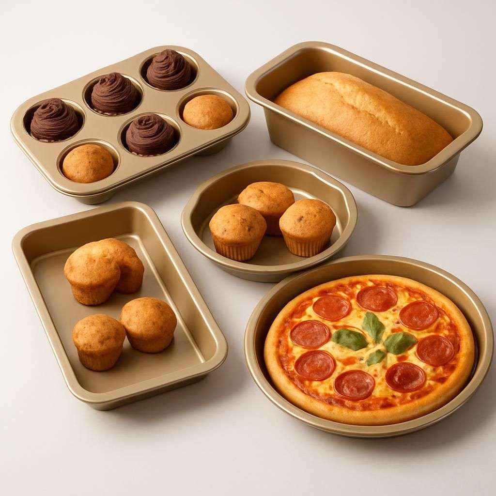 5 i 1 Non-stick Bakplåtsset