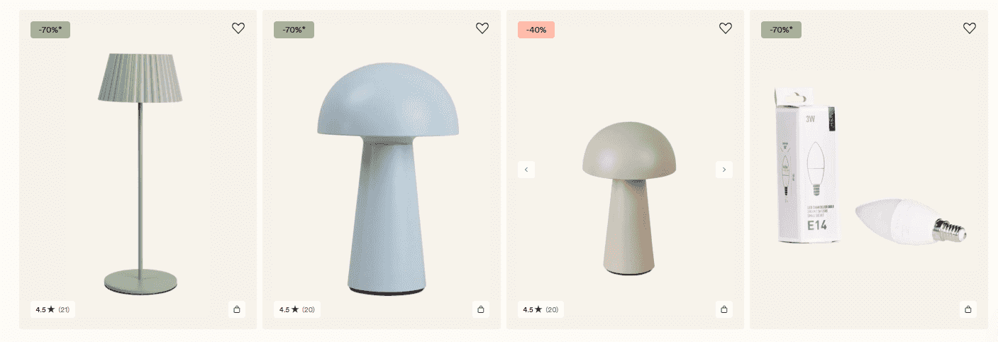 Lampor, belysning och moderna LED-lampor