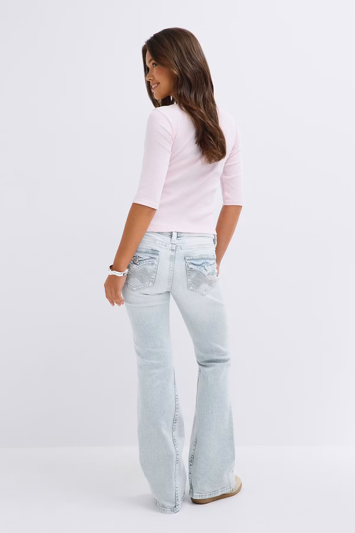 Iconic Twisted Blue Denim Jeans