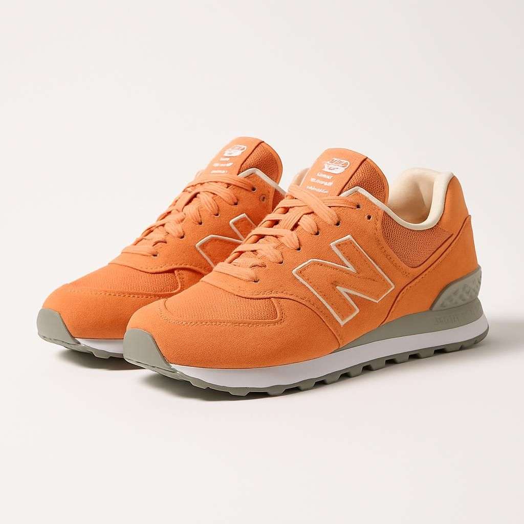 New Balance 574 Orange Sneakers Dam