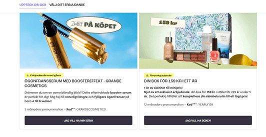 Skolstartbox med 5 ikoniska produkter