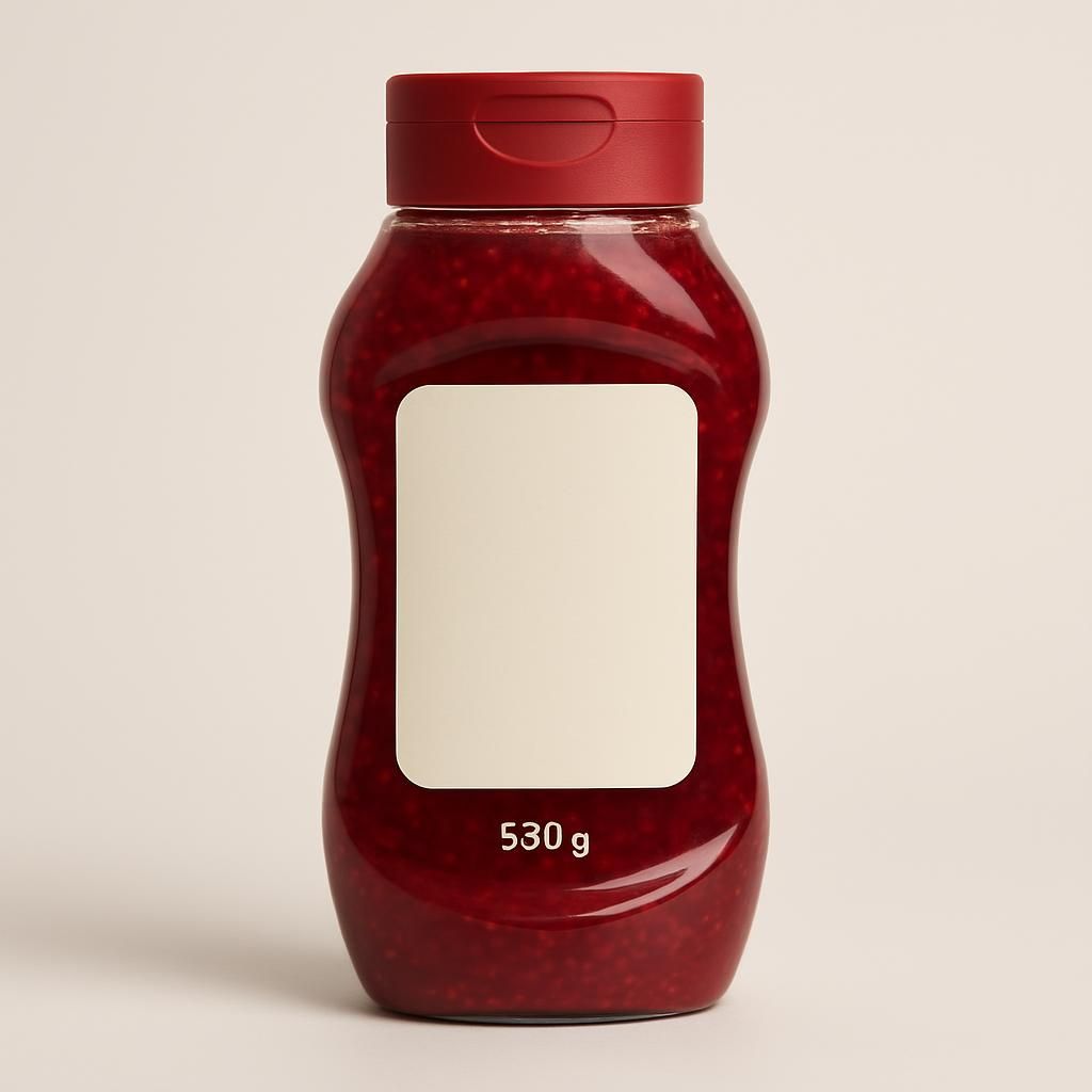 BOB Hallonsylt Squeezy 530 g