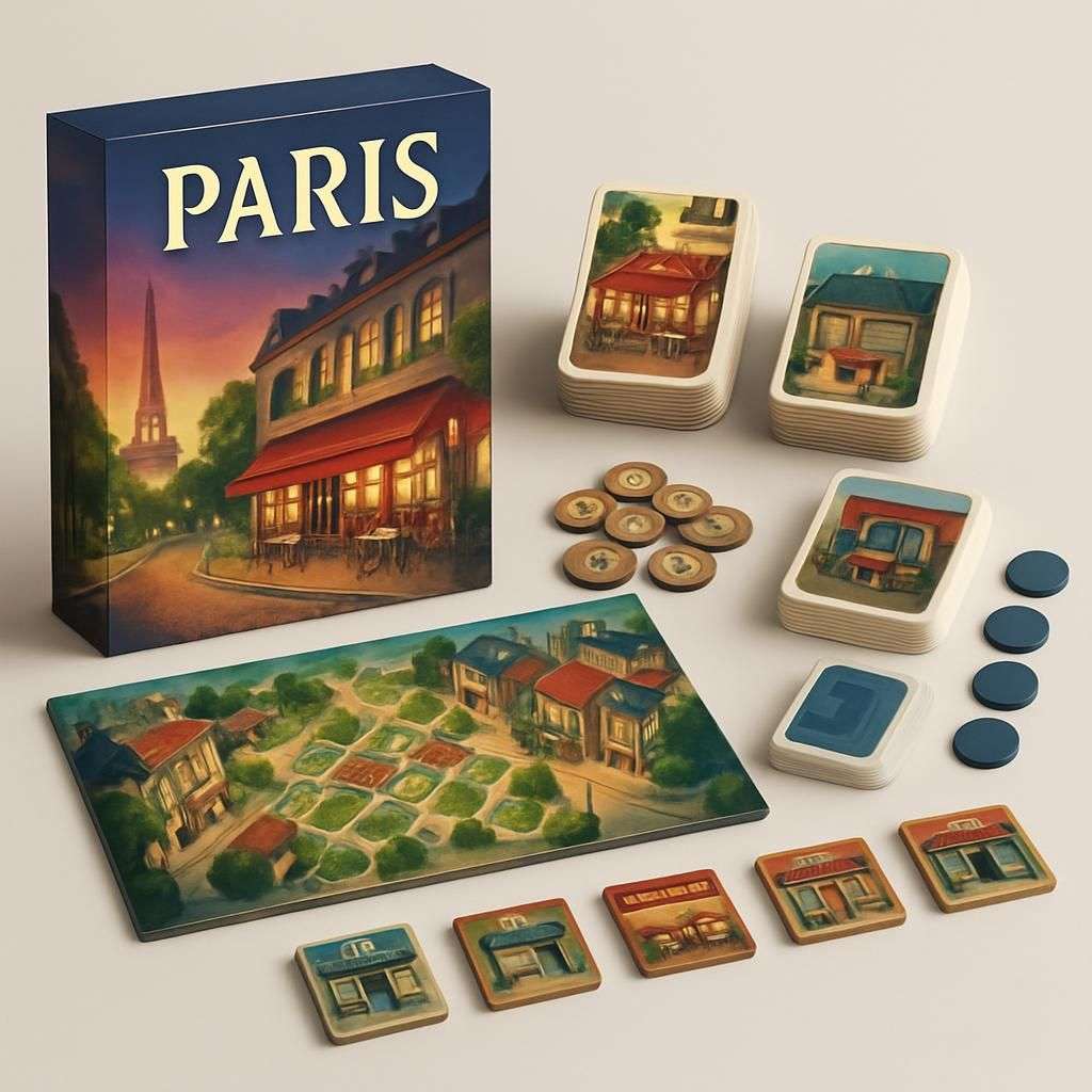Dinner In Paris Strategispel BrÀdspel