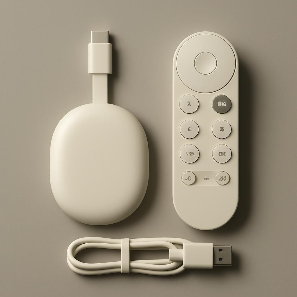 Google TV 4K Streamer Bundle Porcelain