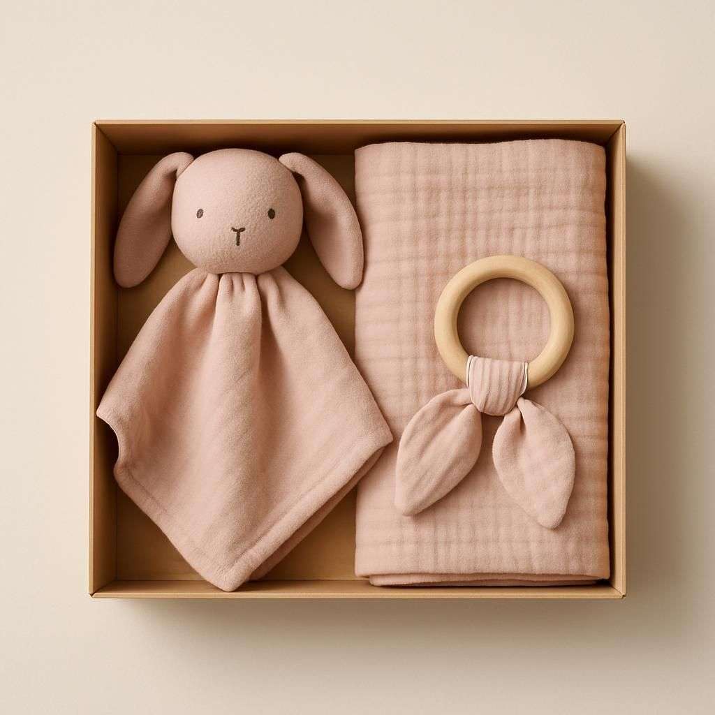 BIBS Baby Giftset Blush Presentset