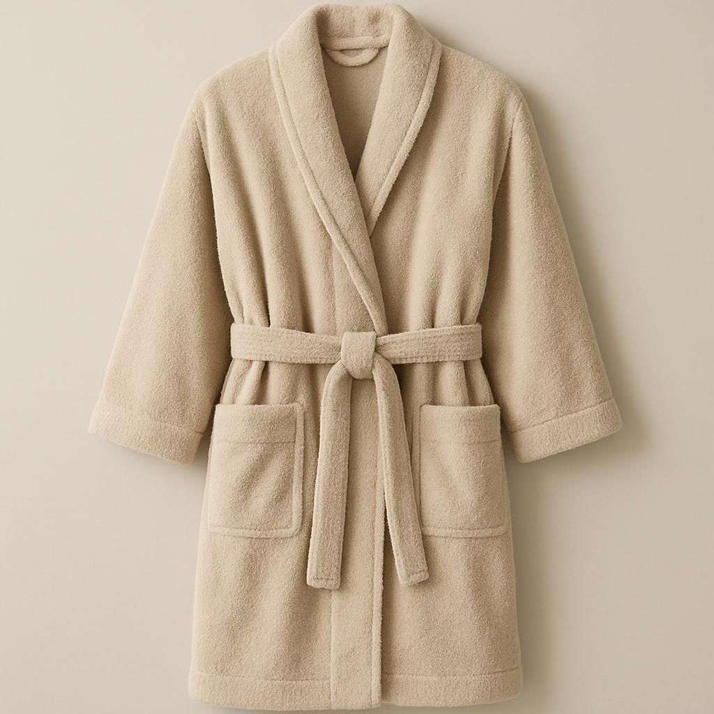 Boss Home Blinea Beige Bath Robe