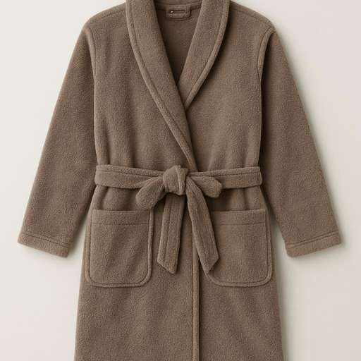 CINDY Fleece Morgonrock i Mole