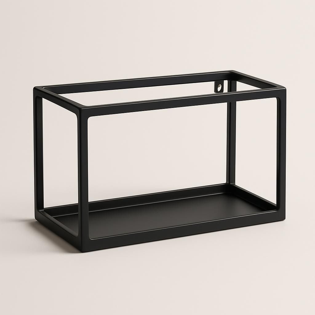 Bloomingville Rossaio Black Wall Shelf
