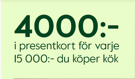 Kökskampanj för moderna köksprodukter och tillbehör