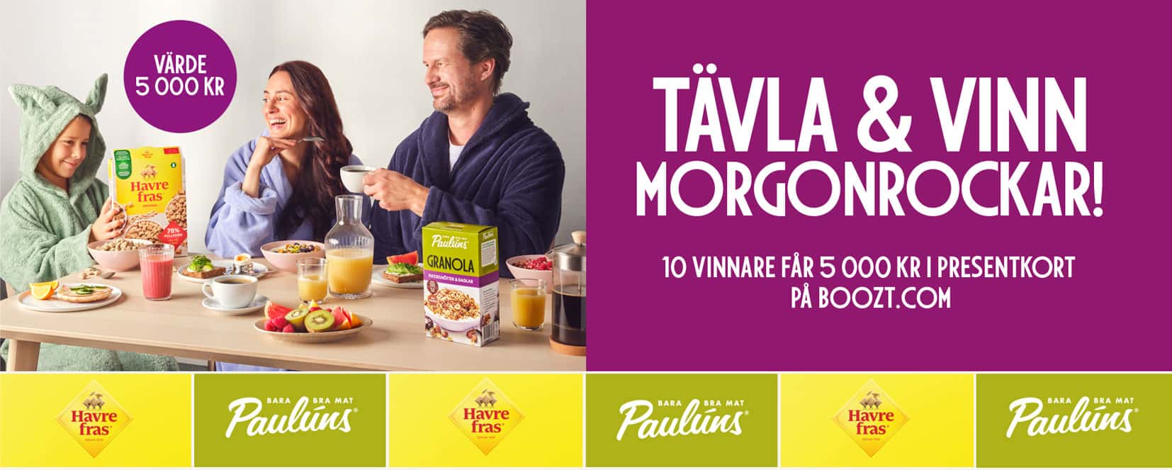 Vinn ett presentkort på BOOZT värt 5.000 kr hos Paulúns