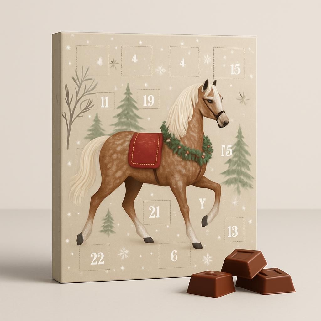 Chokladkalender med Hästmotiv