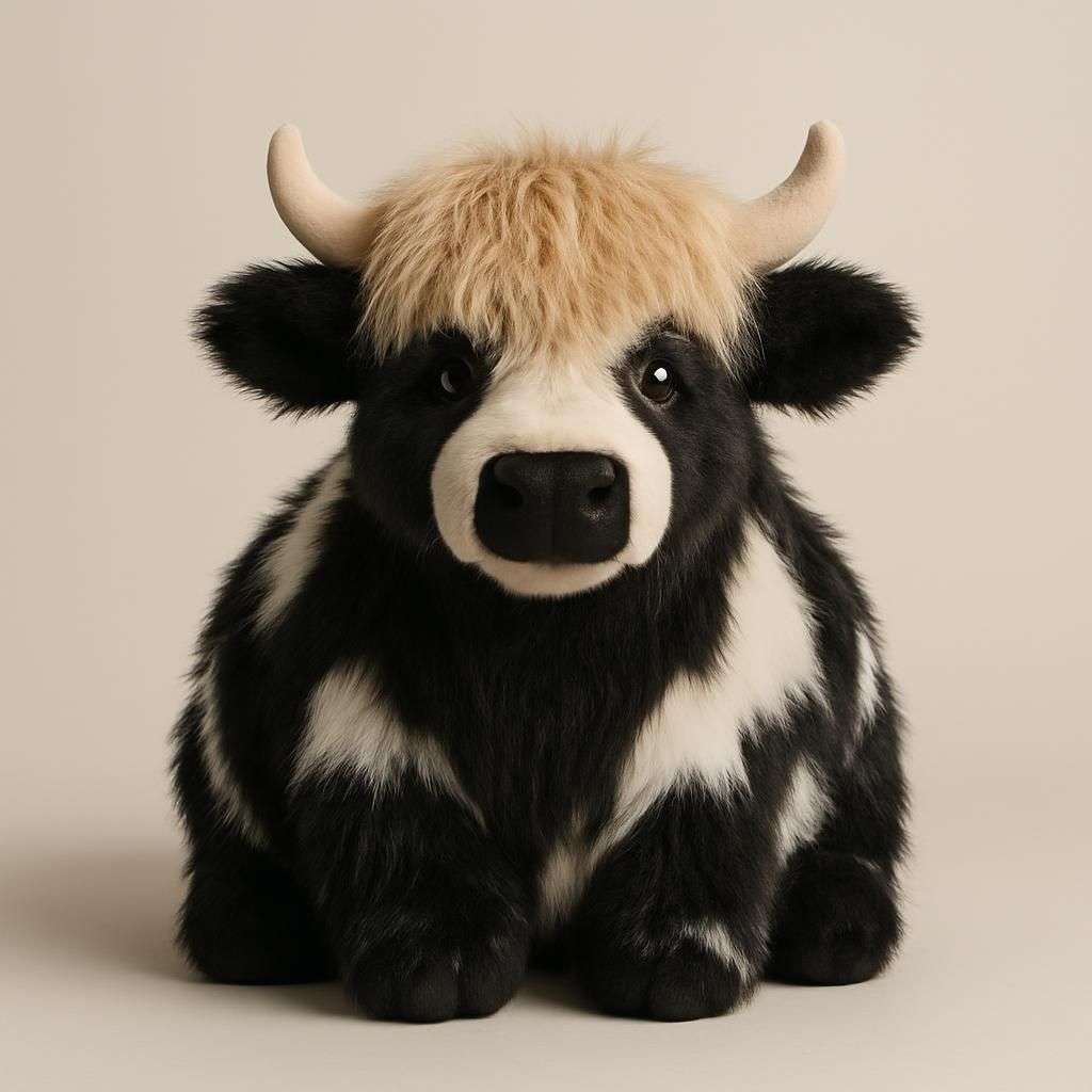 Realistisk Skotsk Highland Ko Gosedjur