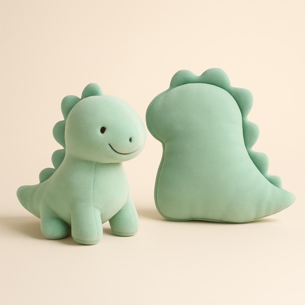 Dinosaurie Plyschdjur och Kastkudde